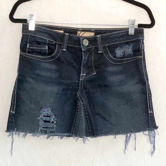 William Rast Jerri Dark Rinse Upcycle Mini Skirt - Picture 4 of 14